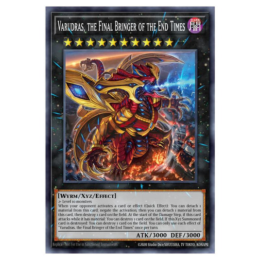 Varudras, the Final Bringer of the End Times MAMO-EN084 card from the Yu-Gi-Oh! set Magnificent Monsters