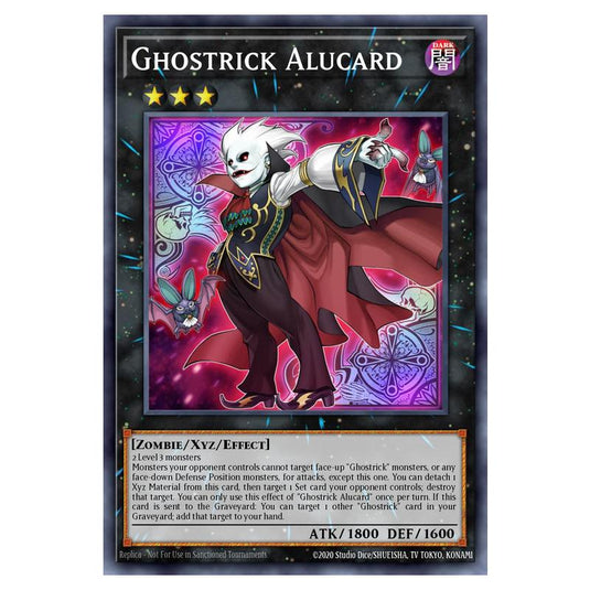 Ghostrick Alucard MAMO-EN083 card from the Yu-Gi-Oh! set Magnificent Monsters