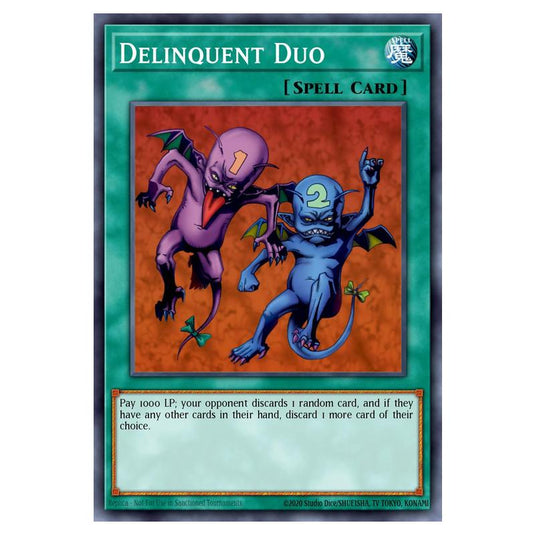 Delinquent Duo MAMO-EN093 card from the Yu-Gi-Oh! set Magnificent Monsters