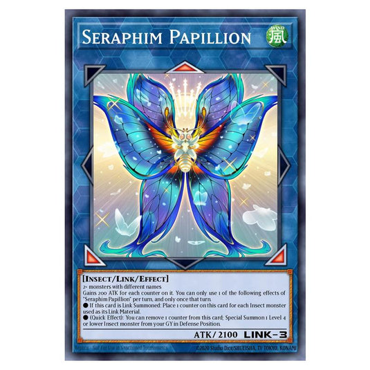 Seraphim Papillion MAMO-EN087 card from the Yu-Gi-Oh! set Magnificent Monsters