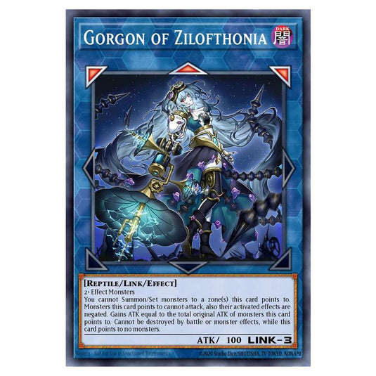Gorgon of Zilofthonia MAMO-EN091 card from the Yu-Gi-Oh! set Magnificent Monsters