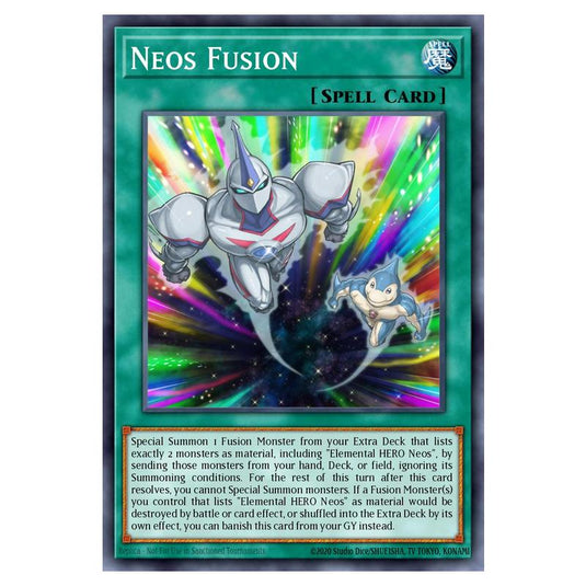 Neos Fusion MAMO-EN094 card from the Yu-Gi-Oh! set Magnificent Monsters