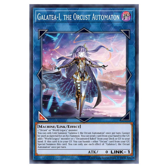 Galatea-I, the Orcust Automaton MAMO-EN090 card from the Yu-Gi-Oh! set Magnificent Monsters