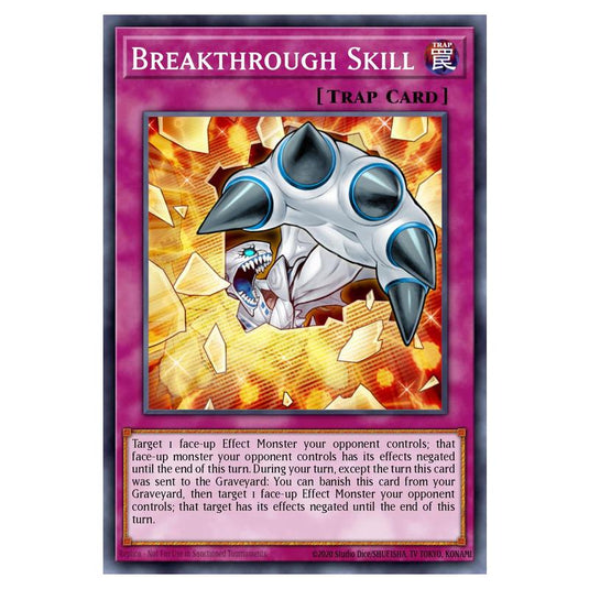 Breakthrough Skill MAMO-EN115 card from the Yu-Gi-Oh! set Magnificent Monsters