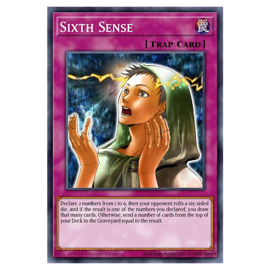 Sixth Sense MAMO-EN113 card from the Yu-Gi-Oh! set Magnificent Monsters