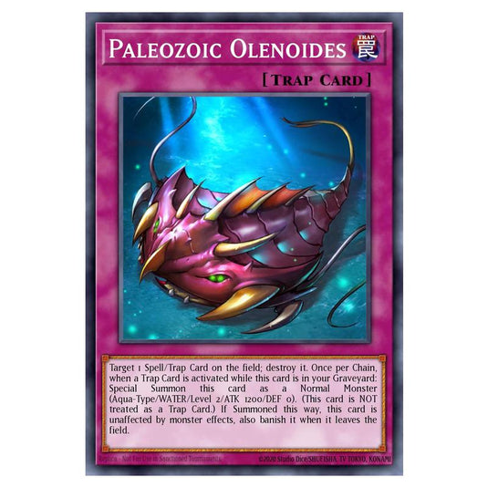 Paleozoic Olenoides MAMO-EN116 card from the Yu-Gi-Oh! set Magnificent Monsters