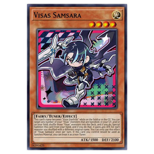 Visas Samsara MAMO-EN033-UR card from the Yu-Gi-Oh! set Magnificent Monsters