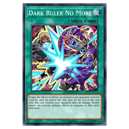 Dark Ruler No More MAMO-EN040-STR card from the Yu-Gi-Oh! set Magnificent Monsters