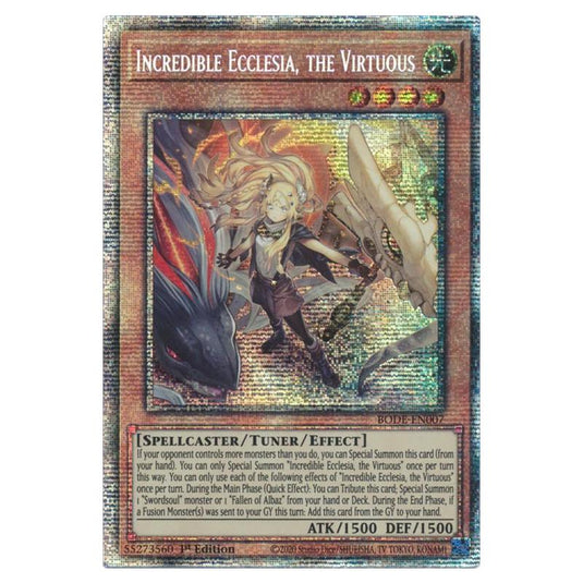 Yu-Gi-Oh! - Burst of Destiny - Incredible Ecclesia, the Virtuous (Starlight Rare) BODE-EN007A
