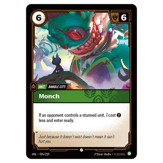 Monch card from the Riftbound: League of Legends set Unleashed