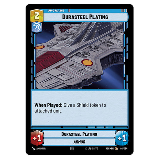 Durasteel Plating card from the Star Wars Unlimited set Ashes of the Empire