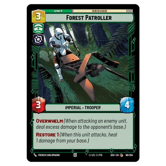 Forest Patroller card from the Star Wars Unlimited set Ashes of the Empire