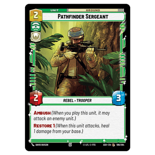 Pathfinder Sergeant card from the Star Wars Unlimited set Ashes of the Empire
