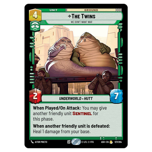 The Twins card from the Star Wars Unlimited set Ashes of the Empire