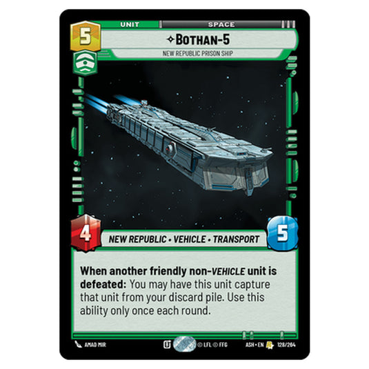 Bothan-5 card from the Star Wars Unlimited set Ashes of the Empire