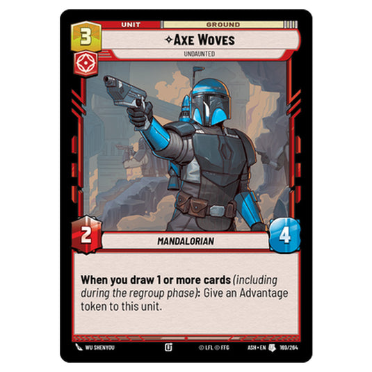 Axe Woves card from the Star Wars Unlimited set Ashes of the Empire