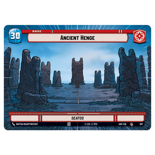 Ancient Henge card from the Star Wars Unlimited set Ashes of the Empire