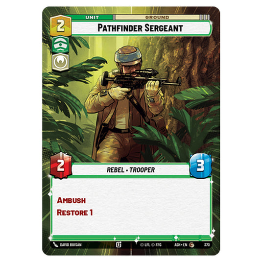 Pathfinder Sergeant card from the Star Wars Unlimited set Ashes of the Empire