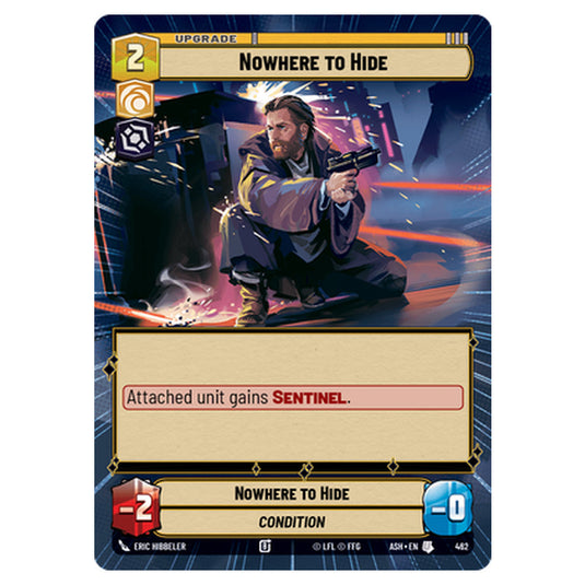 Nowhere to Hide card from the Star Wars Unlimited set Ashes of the Empire