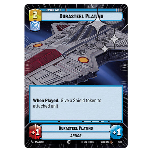 Durasteel Plating card from the Star Wars Unlimited set Ashes of the Empire