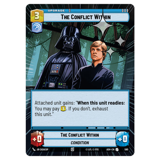 The Conflict Within card from the Star Wars Unlimited set Ashes of the Empire