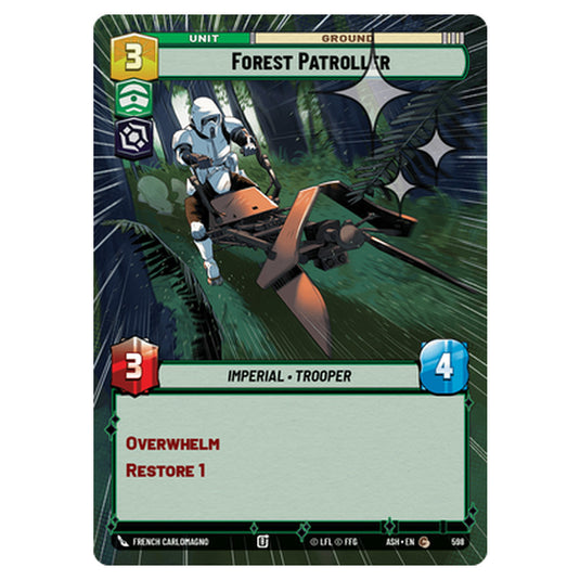 Forest Patroller card from the Star Wars Unlimited set Ashes of the Empire