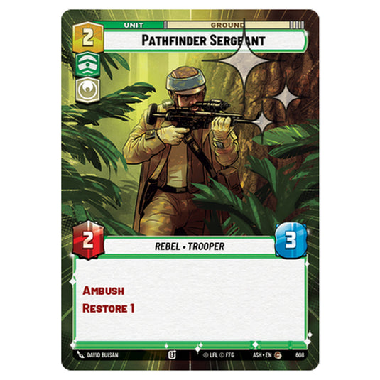 Pathfinder Sergeant card from the Star Wars Unlimited set Ashes of the Empire