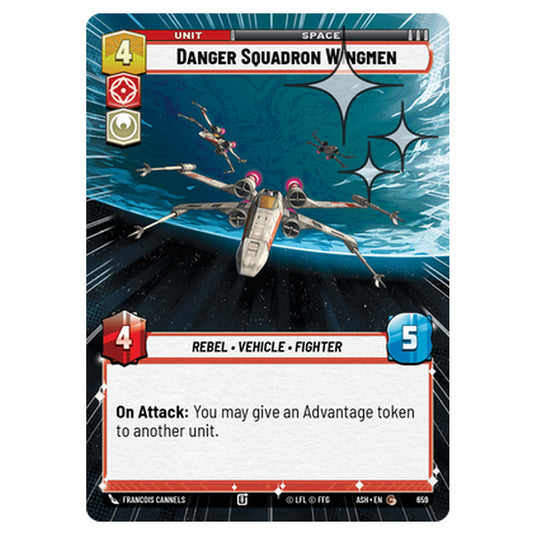 Danger Squadron Wingmen card from the Star Wars Unlimited set Ashes of the Empire