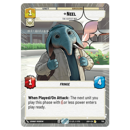 Neel card from the Star Wars Unlimited set Ashes of the Empire