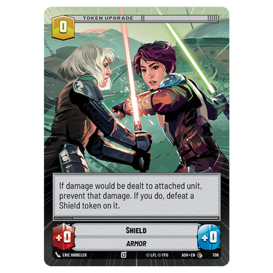 Shield card from the Star Wars Unlimited set Ashes of the Empire