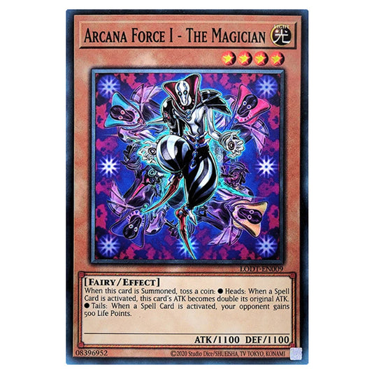 Yu-Gi-Oh! - Light of Destruction (2024 Reprint) - Arcana Force I - The Magician (Common) LODT-EN009