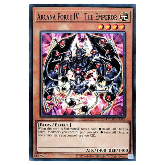 Yu-Gi-Oh! - Light of Destruction (2024 Reprint) - Arcana Force IV - The Emperor (Common) LODT-EN011