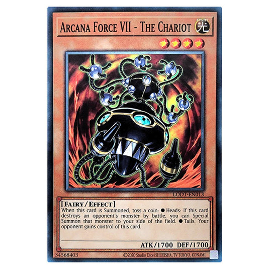 Yu-Gi-Oh! - Light of Destruction (2024 Reprint) - Arcana Force VII - The Chariot (Common) LODT-EN013