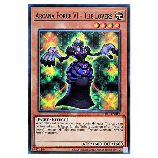 Yu-Gi-Oh! - Light of Destruction (2024 Reprint) - Arcana Force VI - The Lovers (Common) LODT-EN012