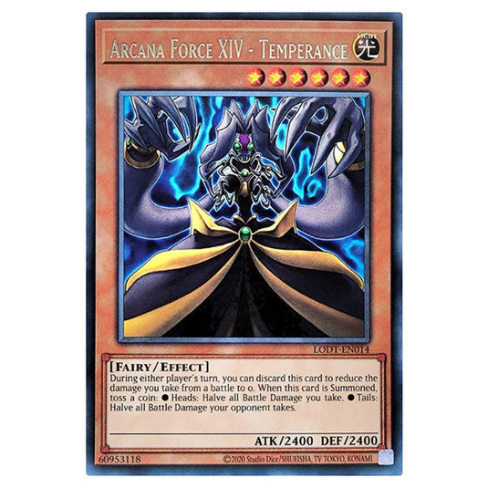 Yu-Gi-Oh! - Light of Destruction (2024 Reprint) - Arcana Force XIV - Temperance (Rare) LODT-EN014