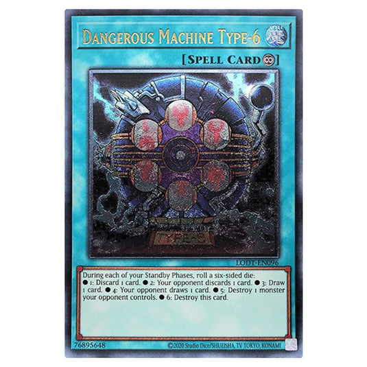 Yu-Gi-Oh! - Light of Destruction (2024 Reprint) - Dangerous Machine Type-6 (Ultimate Rare) LODT-EN096a