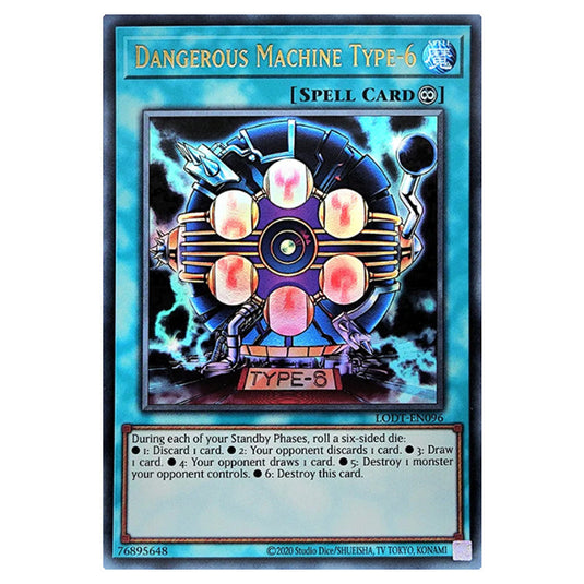 Yu-Gi-Oh! - Light of Destruction (2024 Reprint) - Dangerous Machine Type-6 (Ultra Rare) LODT-EN096