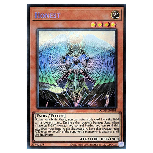Yu-Gi-Oh! - Light of Destruction (2024 Reprint) - Honest (Ghost Rare) LODT-EN001a