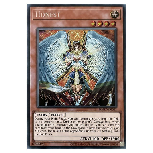 Yu-Gi-Oh! - Light of Destruction (2024 Reprint) - Honest (Secret Rare) LODT-EN001