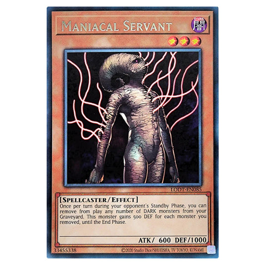 Yu-Gi-Oh! - Light of Destruction (2024 Reprint) - Maniacal Servant (Rare) LODT-EN085