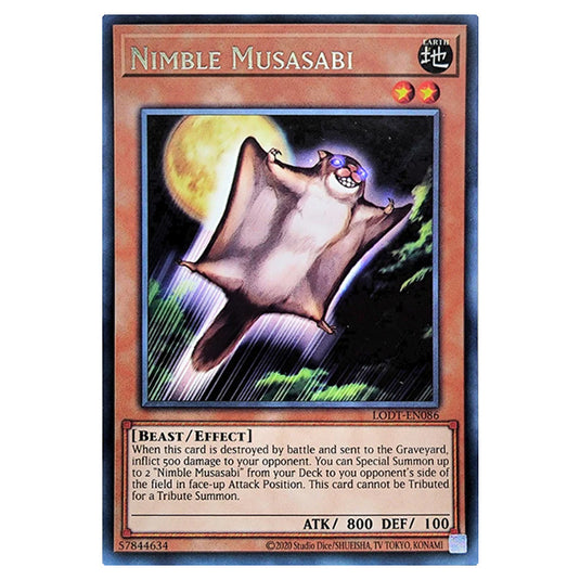 Yu-Gi-Oh! - Light of Destruction (2024 Reprint) - Nimble Musasabi (Rare) LODT-EN086