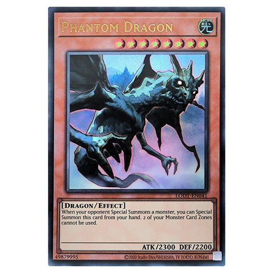 Yu-Gi-Oh! - Light of Destruction (2024 Reprint) - Phantom Dragon (Ultra Rare) LODT-EN041