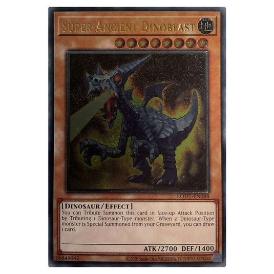 Yu-Gi-Oh! - Light of Destruction (2024 Reprint) - Super-Ancient Dinobeast (Ultimate Rare) LODT-EN088a