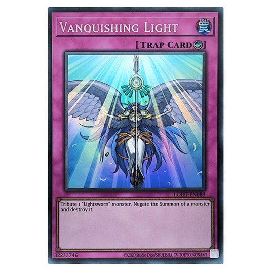 Yu-Gi-Oh! - Light of Destruction (2024 Reprint) - Vanquishing Light (Super Rare) LODT-EN089
