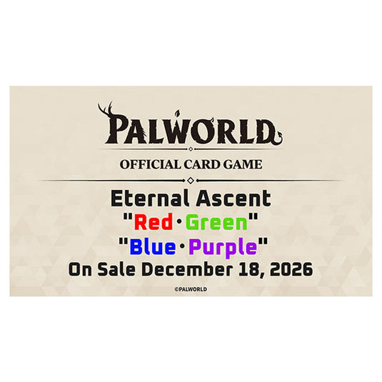 Palworld Official Card Game - Eternal Ascent - Trial Deck - Blue/Purple