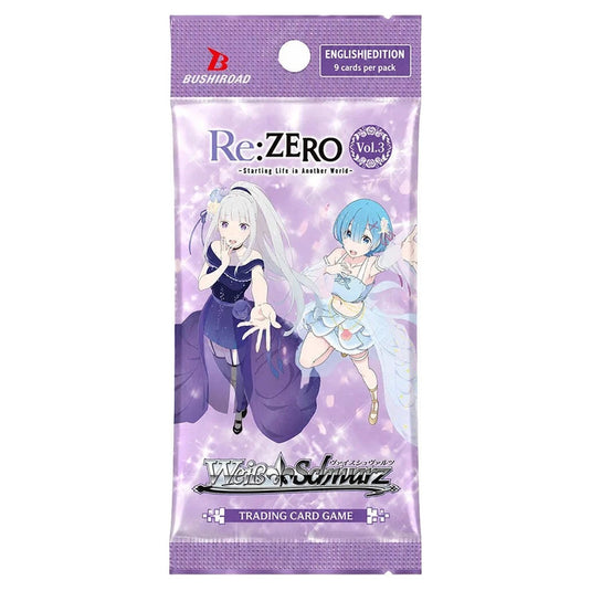Weiss Schwarz - Re:ZERO -Starting Life in Another World- Vol.3 - Booster Box (12 Packs)