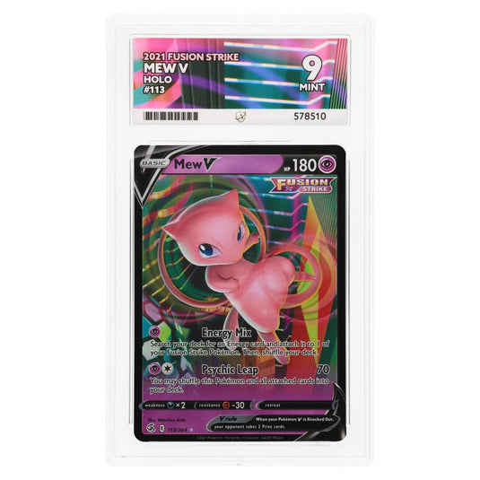 Pokemon - Fusion Strike - Mew V 113/264 - ACE 9 MINT