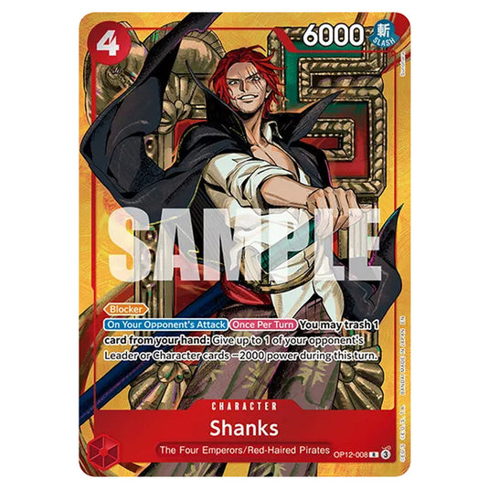 One Piece Card Game - Tin Pack Set (TS-03) - Shanks V.1