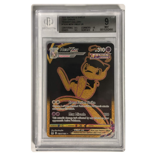 Pokemon - Lost Origin - Mew VMAX TG30/TG30 - Beckett 9 MINT