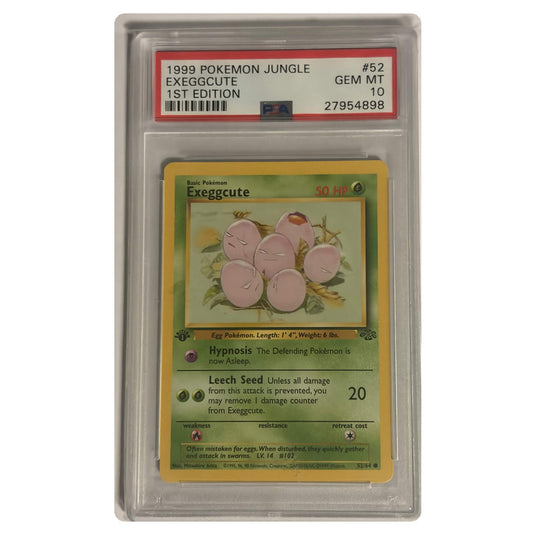 Pokemon - Jungle - Exeggcute 52/64 - 1st Edition - PSA 10 GEM MINT